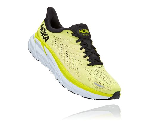 Hoka One One Herre Clifton 8 Road Løpesko Evening Primrose/Charlock Norge-70MXW